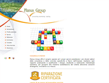 Tablet Screenshot of planusgroup.it
